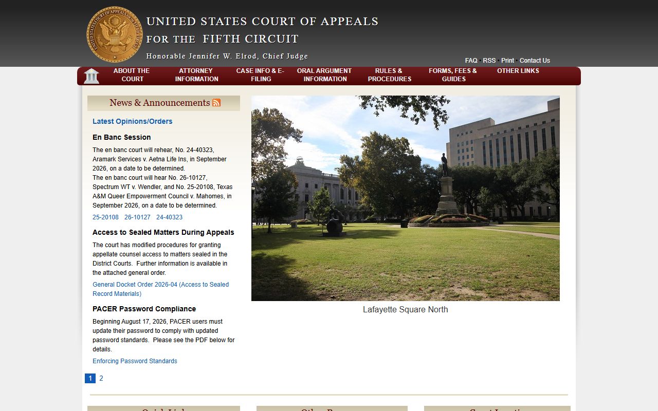 U.S. Court of Appeals for the Fifth Circuit set apart from Hinds County warrant records